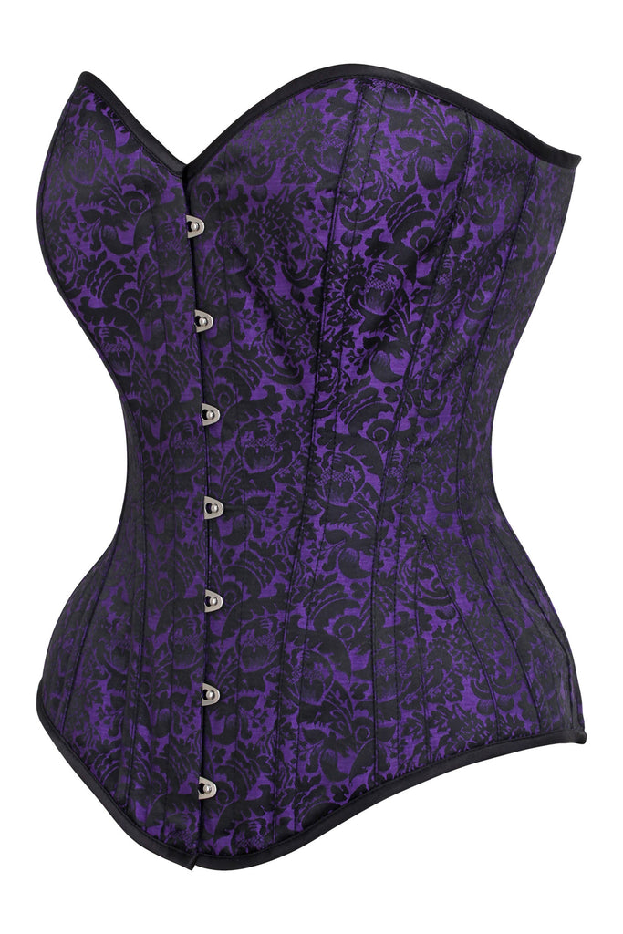 Waist 82cm purple women's underbust corset waist body shaper tummy
