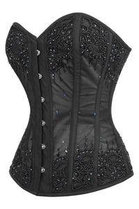 Black Mesh Couture Corset