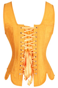 Historically Inspired Overbust Corset in Gold