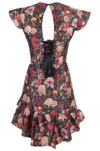 Poison Garden High-Low Corset Mini Dress