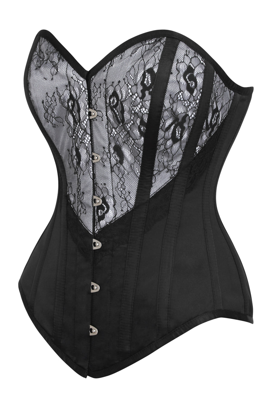 Black Steampunk Corset With Chains