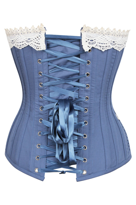 Corset Story UK - On Sale Now! White Victorian Cotton Overbust with Court  Neckline Sizes available from UK06-UK24 This unique Victorian inspired  overbust corset has a distinctive court neckline and straps that