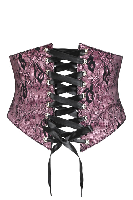 Pink pvc corset belt - WOMEN from Fashion Crossover London UK