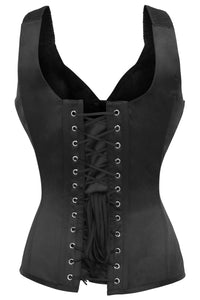 Corset Story BURWTA1315JBK Overbust With Hip Panels And