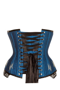 Longline Turquoise Underbust With Flossing