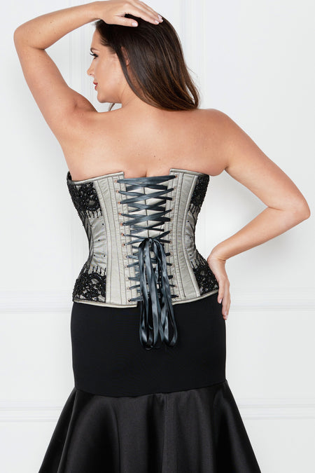 Silver Couture Corset