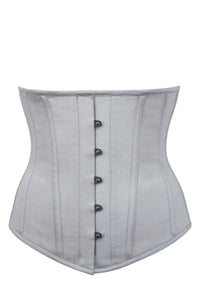 Light Grey Longline Underbust Corset