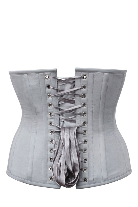 Light Grey Longline Underbust Corset