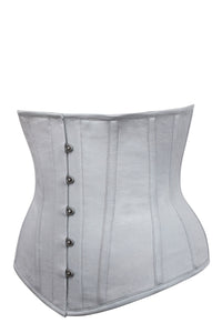 Light Grey Longline Underbust Corset