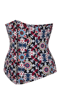 Mosaic Tile Longline Underbust Corset