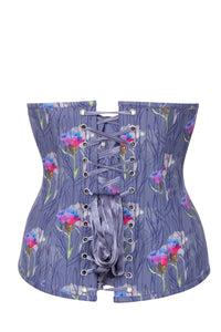 Floating Floral Longline Underbust Corset