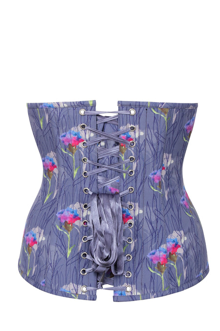 Floating Floral Longline Underbust Corset