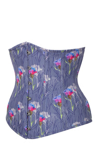 Floating Floral Longline Underbust Corset