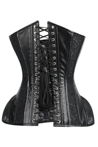 PVC Overbust Corset with Hip Panels