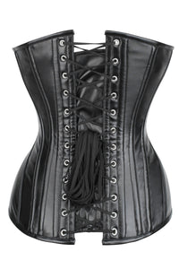 PVC Overbust Corset with Adjustable Hip Gore