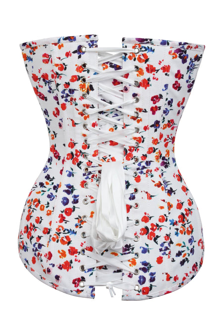 Floral Ditsy Longline Overbust Corset