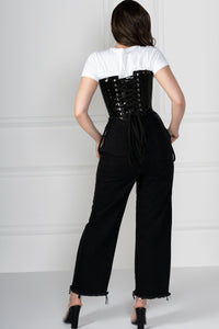 Longline PVC Overbust With Hip Gores