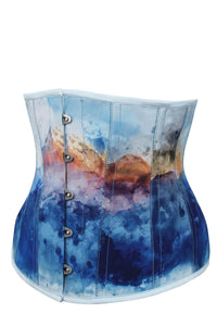 Corset Story MY-606 Misty Mountain Print Underbust Corset