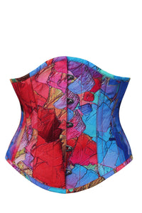 Kaleidoscopic Exposed Petal Waspie Corset