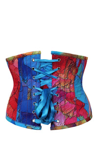 Kaleidoscopic Exposed Petal Waspie Corset