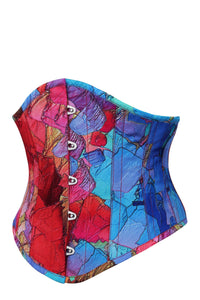 Kaleidoscopic Exposed Petal Waspie Corset