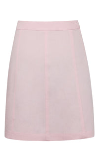 Corset Story SC-097 Poppy Prairie PInk Cotton Twill Skirt With Self Covered Buttons