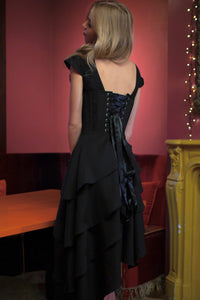 Little Black Corseted Dress
