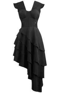 Little Black Corseted Dress