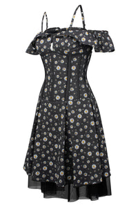 Bardot Americana Daisy Print Corset Dress