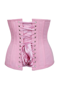 Pink Cotton Longline Underbust