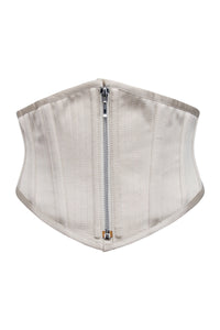 Champagne Satin Waspie Belt