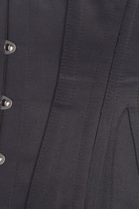 Black Waist Training Underbust Corset