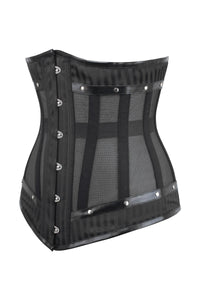 Black Mesh Steampunk Underbust