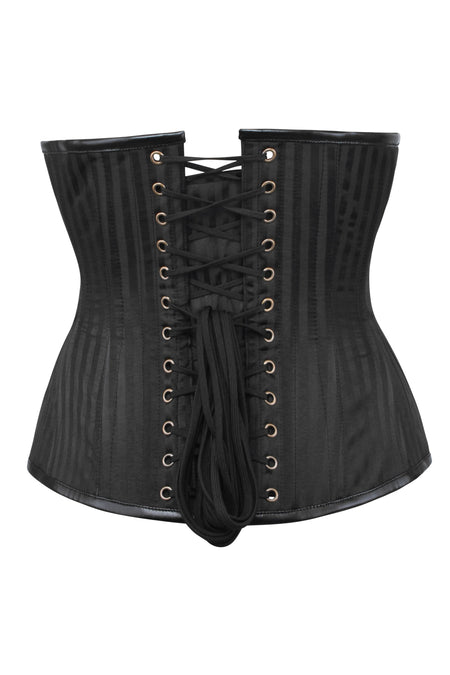 Alternating Stripe Steampunk Underbust