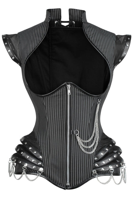 Pinstripe Underbust Corset