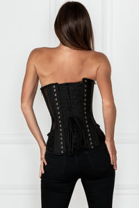Lingerie Black Mesh Overbust