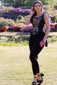 Historically Inspired Brocade Overbust