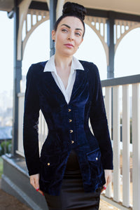 Velvet Corseted Jacket