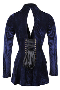Velvet Corseted Jacket