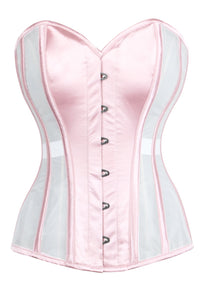 Peach Blossom Undertone Mesh Corset
