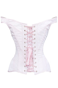 Pale Pink Sleeved Corset