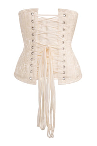Cream Brocade Expert Waist Training Longline Underbust Corset