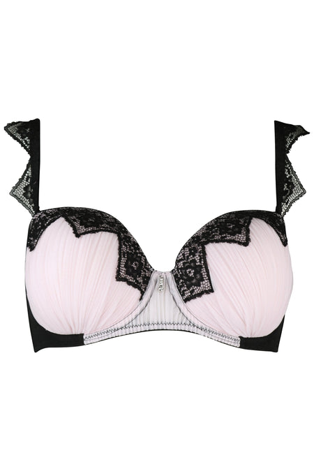Pour Moi - Voila Padded Underwired Bra - Pink/Black