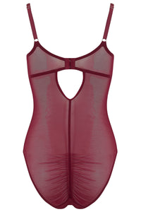 Pour Moi - Viva Luxe Underwired Body Deep Red