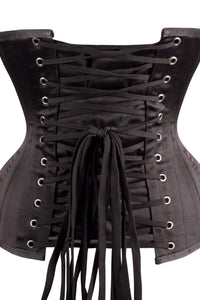 Long Line Expert Waist Training Underbust Corset Black