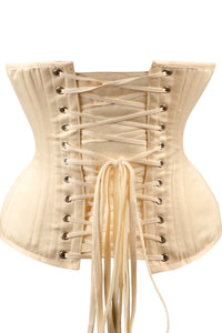 Cream Expert Waist Training Underbust Longline With Hip Gores