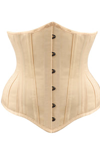 Cream Expert Waist Training Underbust Longline With Hip Gores